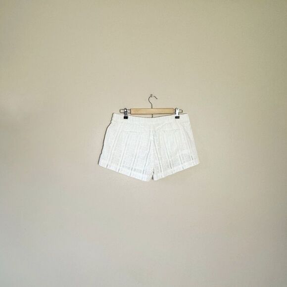 SALE! White Joie Eyelet Cotton Shorts Size 8 EUC - Picture 2 of 7